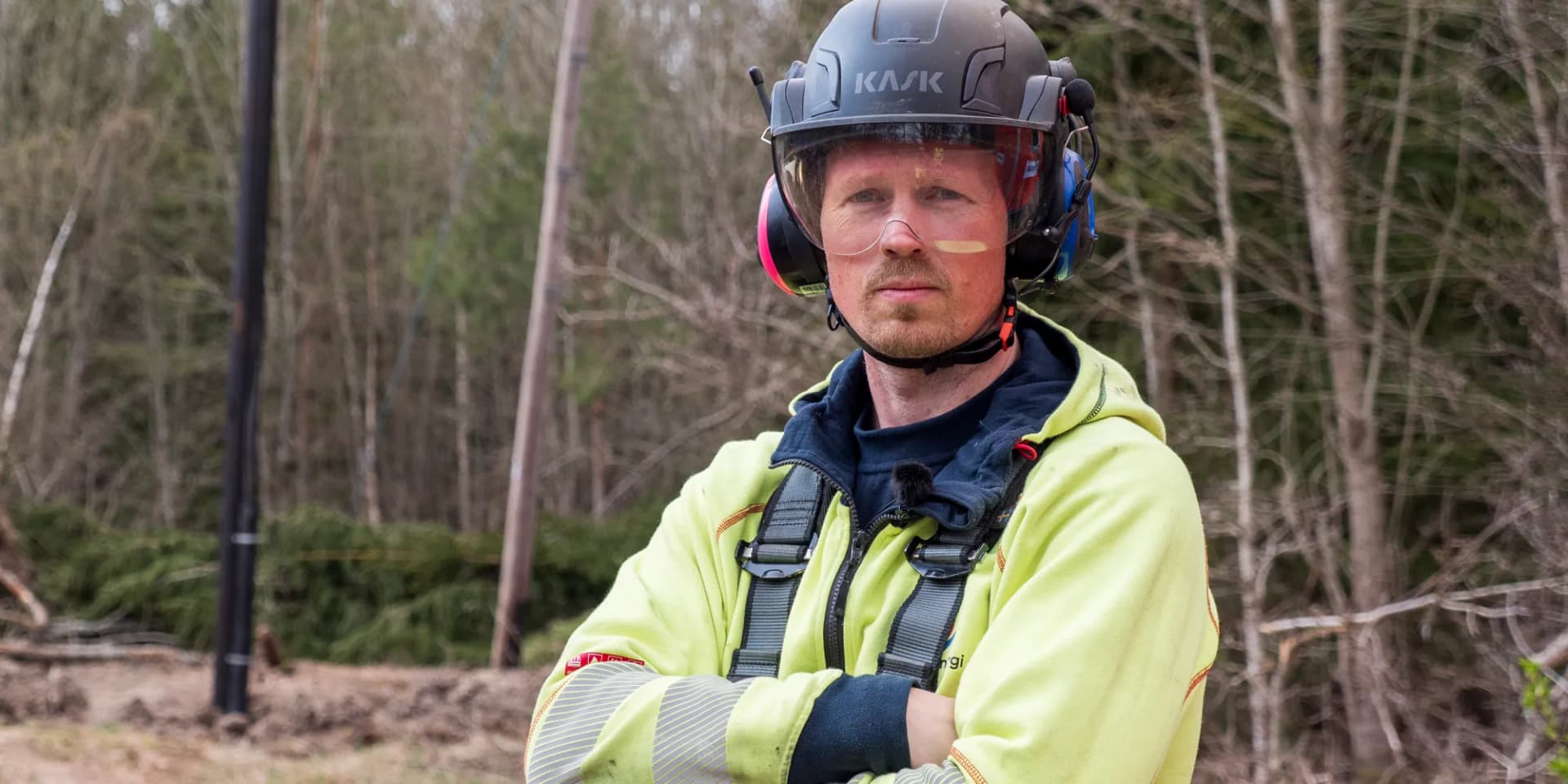 Oskar ute i fält