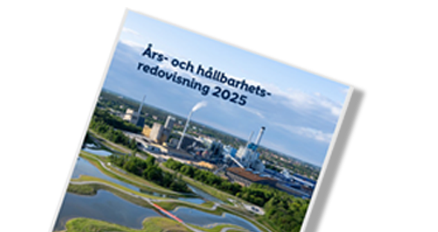 Omslaget till Mälarenergis hållbarhetsredovisning 2025.