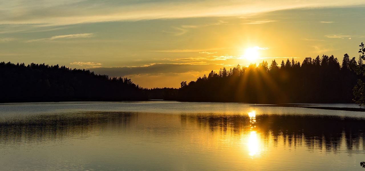 Solnedgång_Sjö