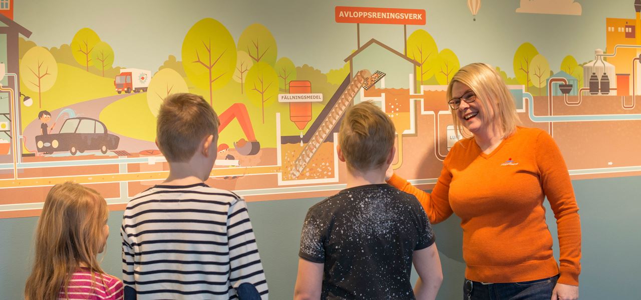 Skolklass studiebesök på Mälarenergi Skolklass studiebesök på Mälarenergi