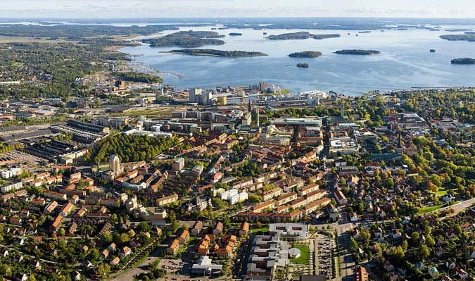 Vy över Västerås