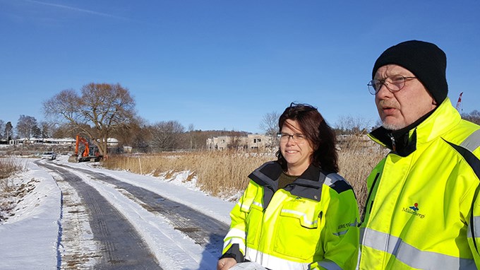 Personal vid Våtmark i Hamrebäcken