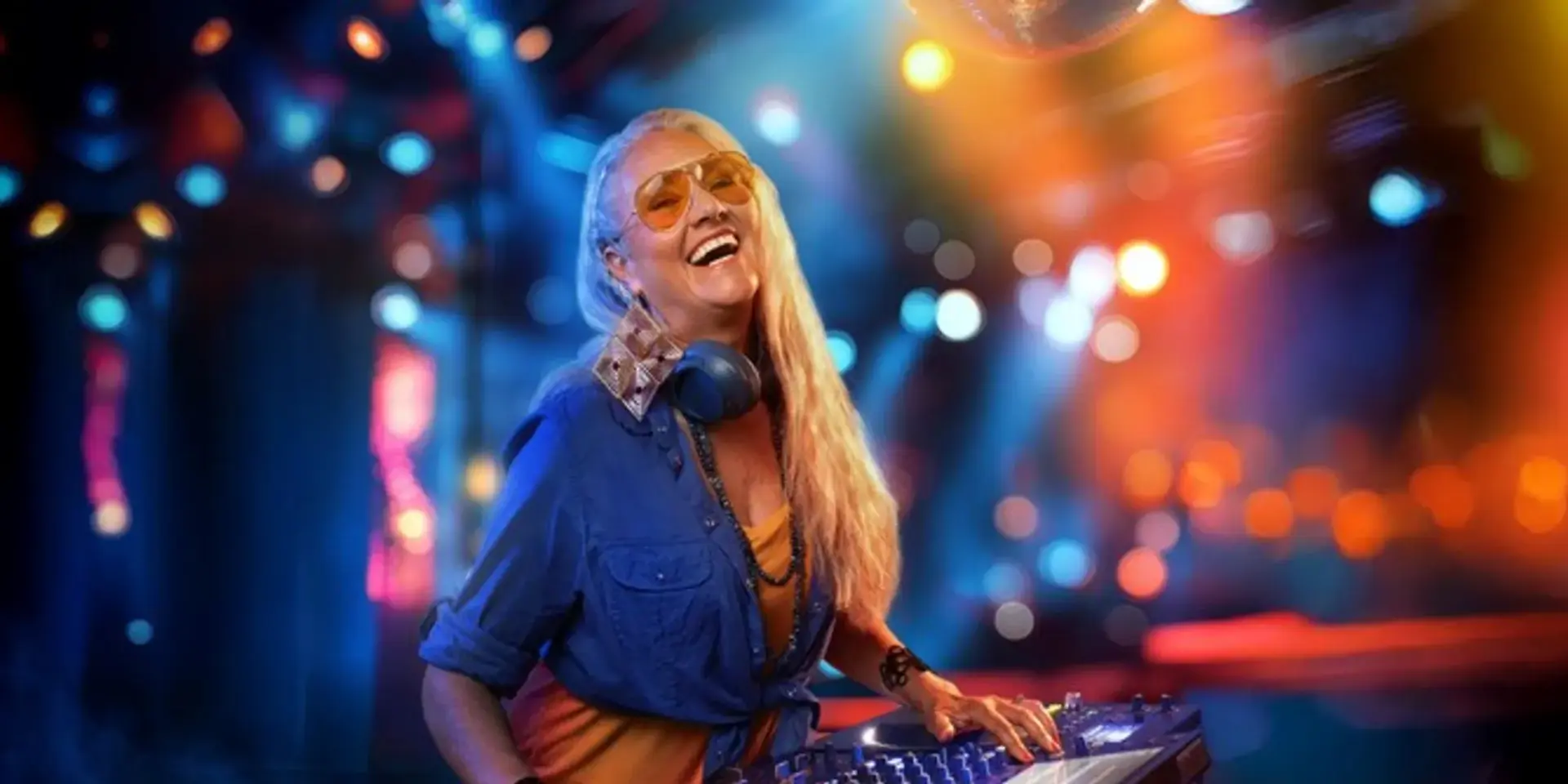 En kvinna som är dj.